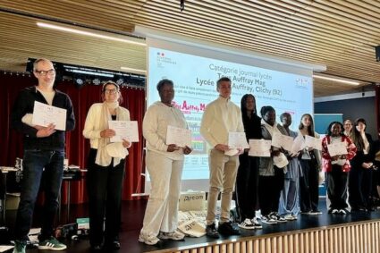 Premier prix du concours Médiatiks 2025 de l’académie de Versailles pour Tous Auffray Mag